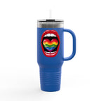 Rainbow Tongue Insulated Travel Mug - 40oz, Perfect for Pride Celebrations