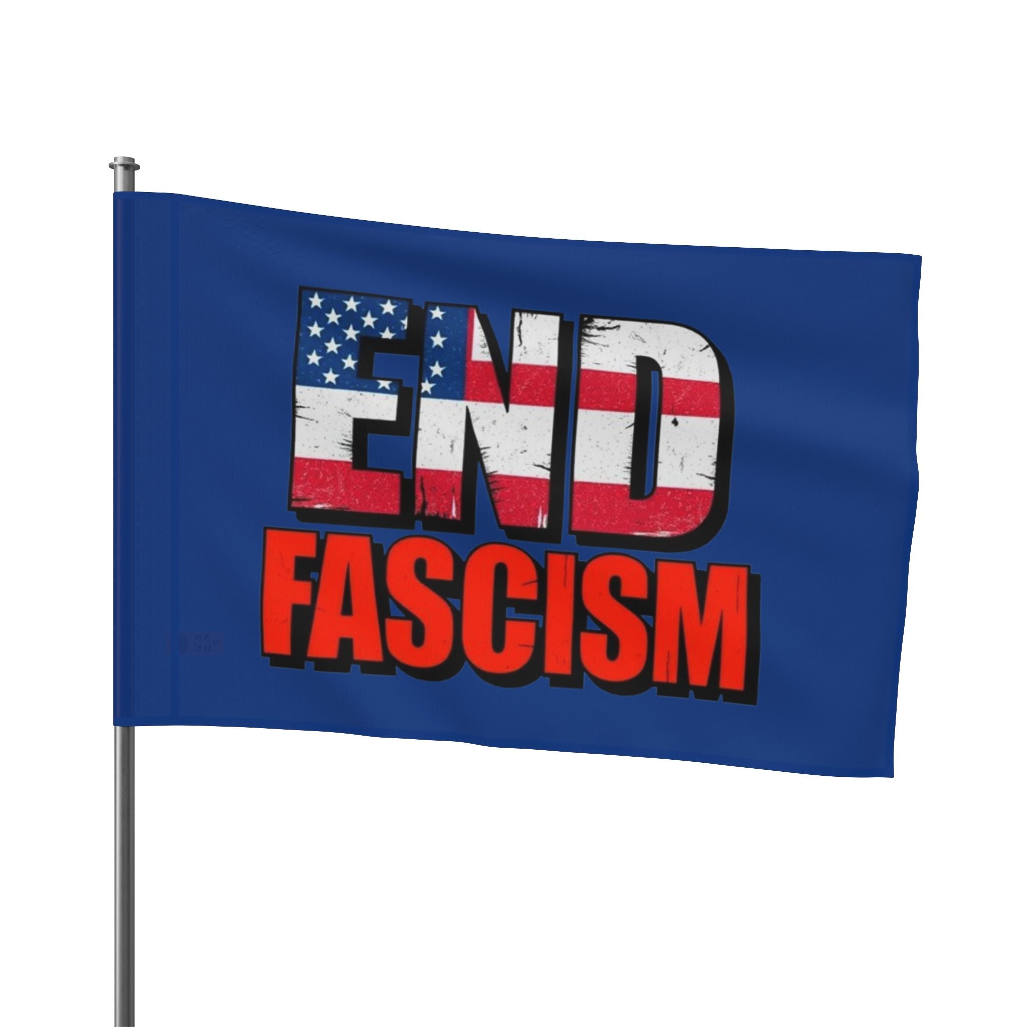 END FASCISM - Protest Flag