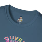 Unisex Softstyle T-Shirt - Queer Rights Are Human Rights Statement Tee