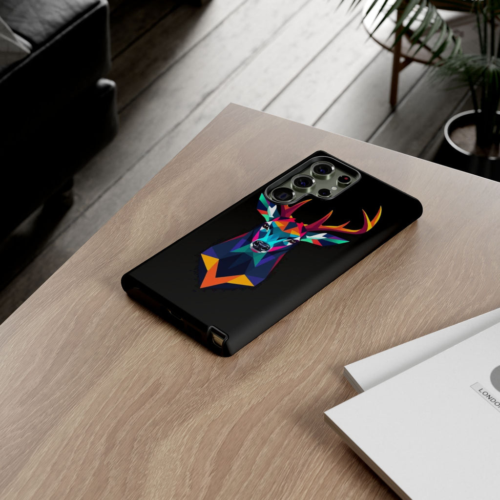 Colorful Fractal Deer Art Design Tough Case For Android & iPhone