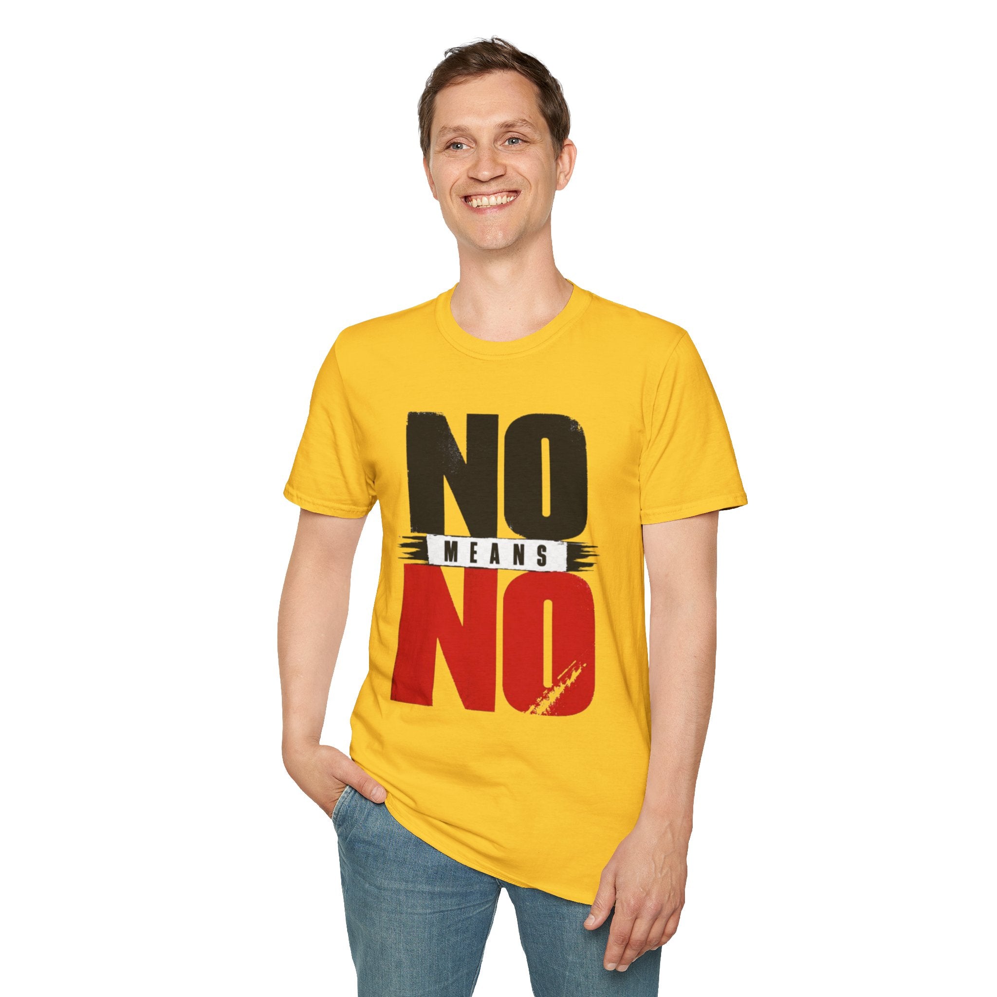 NO Means NO T-Shirt — Consent Awareness Graphic Tee