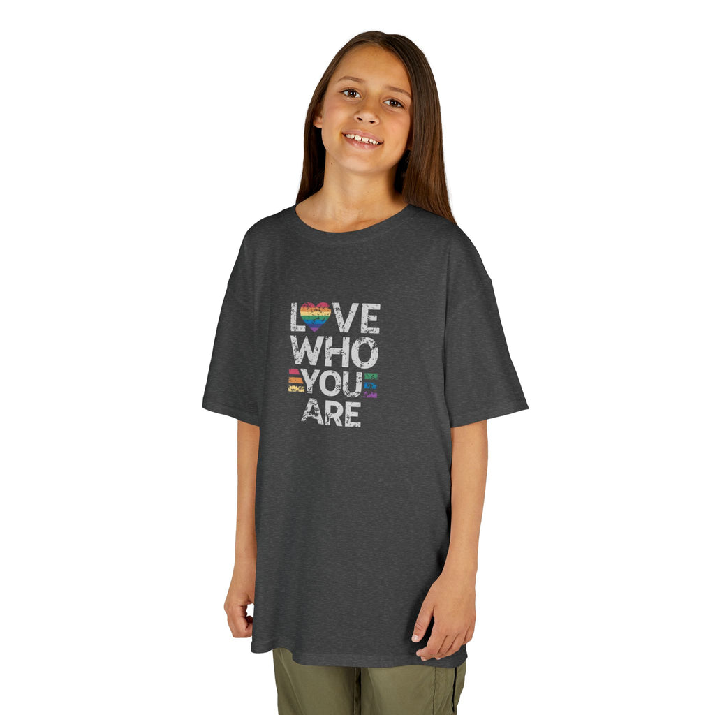 Love Who You Are Kids Heavy Cotton™ Tee - Pride Shirt for Children