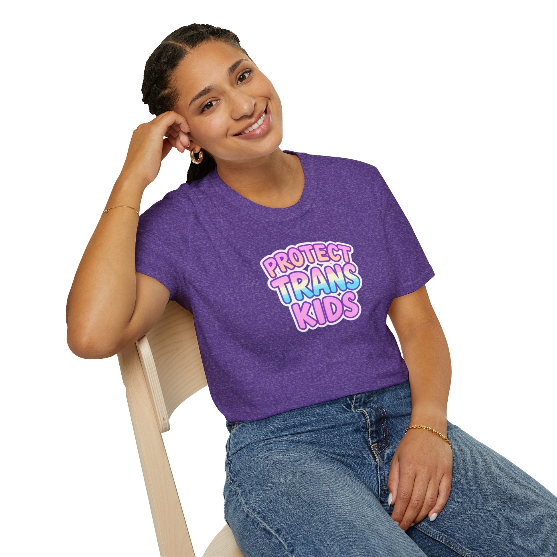 Unisex Softstyle T-Shirt - Protect Trans Kids Tee