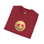 Heart Eyes Emoji - Unisex Softstyle T-Shirt