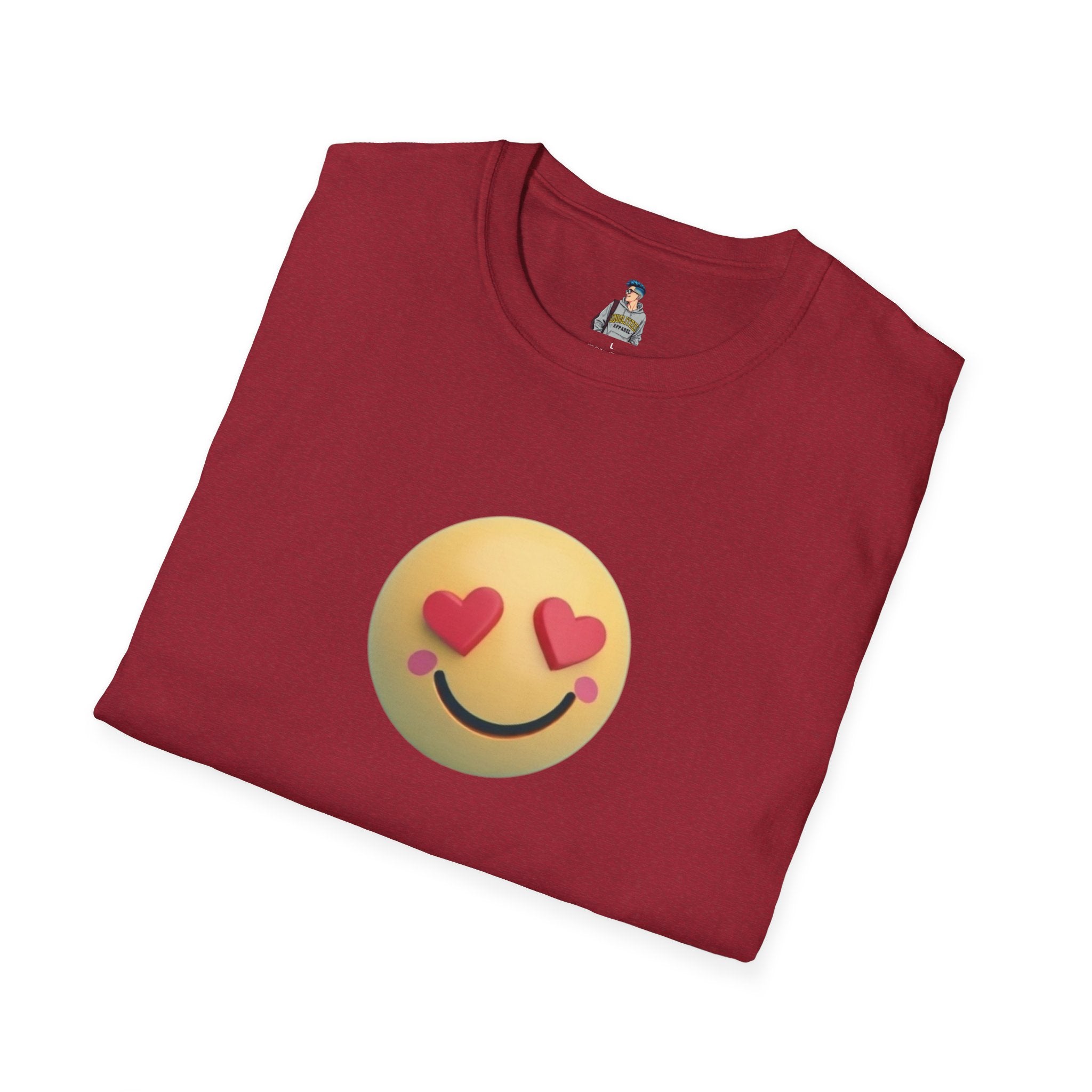 Heart Eyes Emoji - Unisex Softstyle T-Shirt
