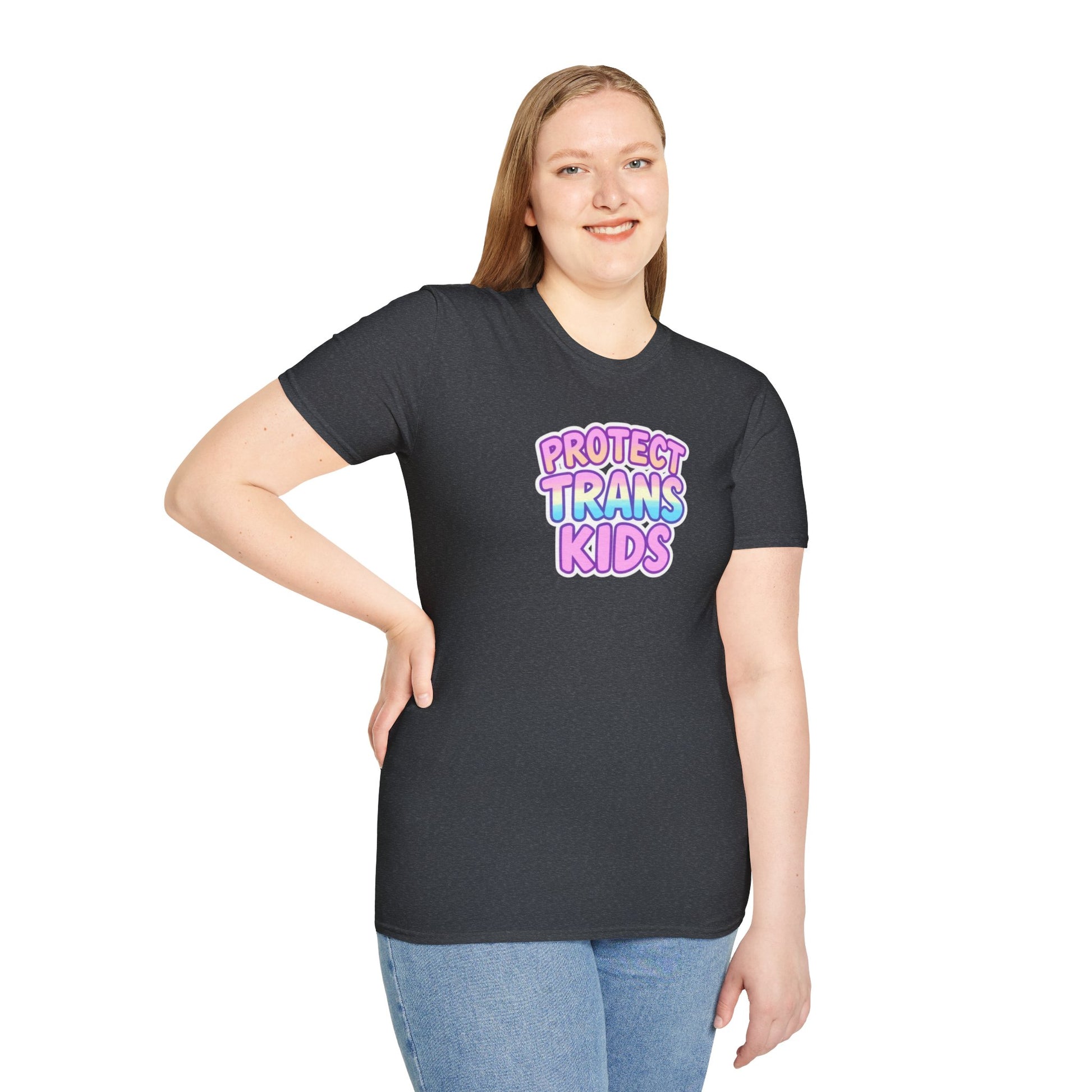 Unisex Softstyle T-Shirt - Protect Trans Kids Tee