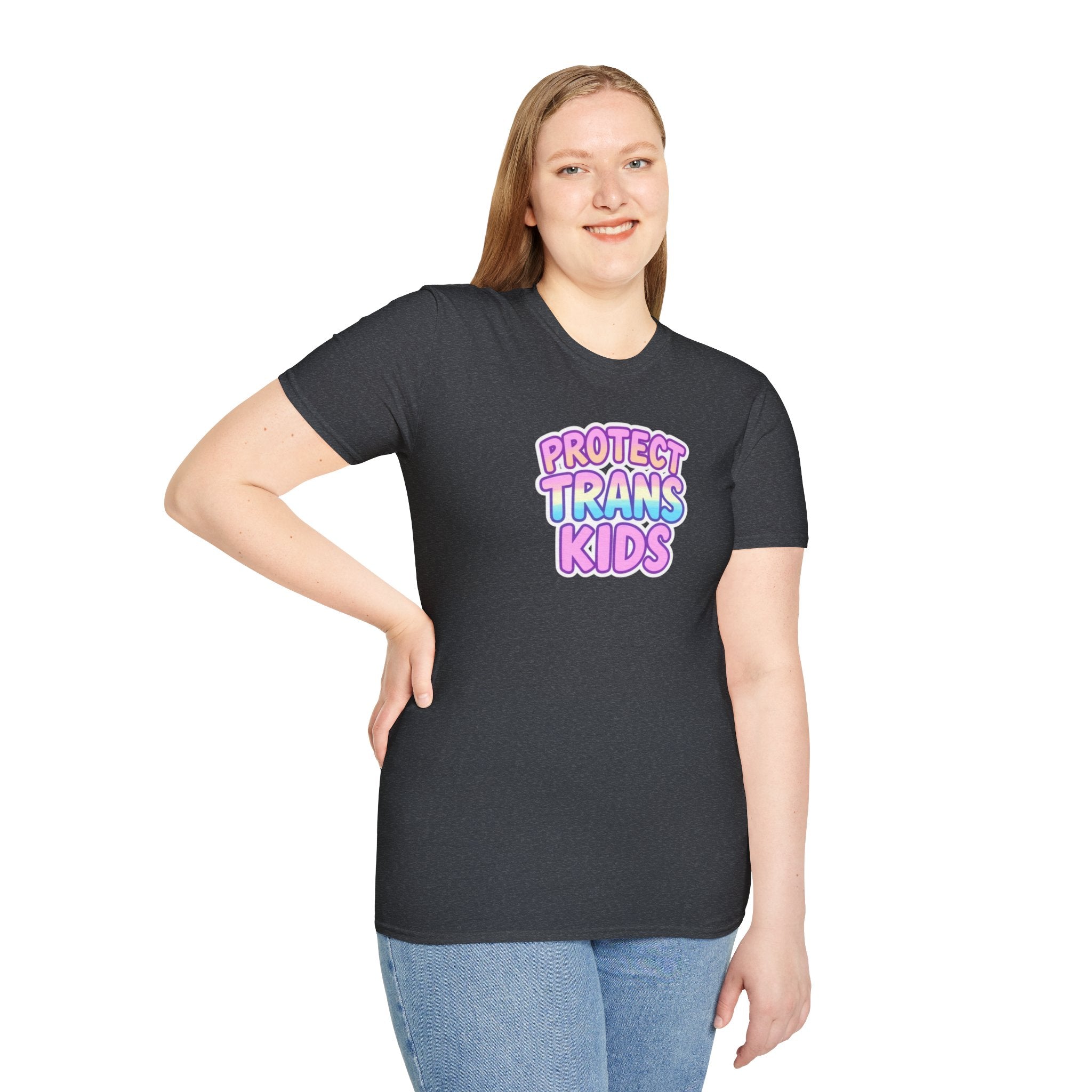 Unisex Softstyle T-Shirt - Protect Trans Kids Tee