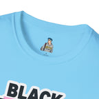 Unisex Softstyle T-Shirt - Black Trans Lives Matter Statement Tee