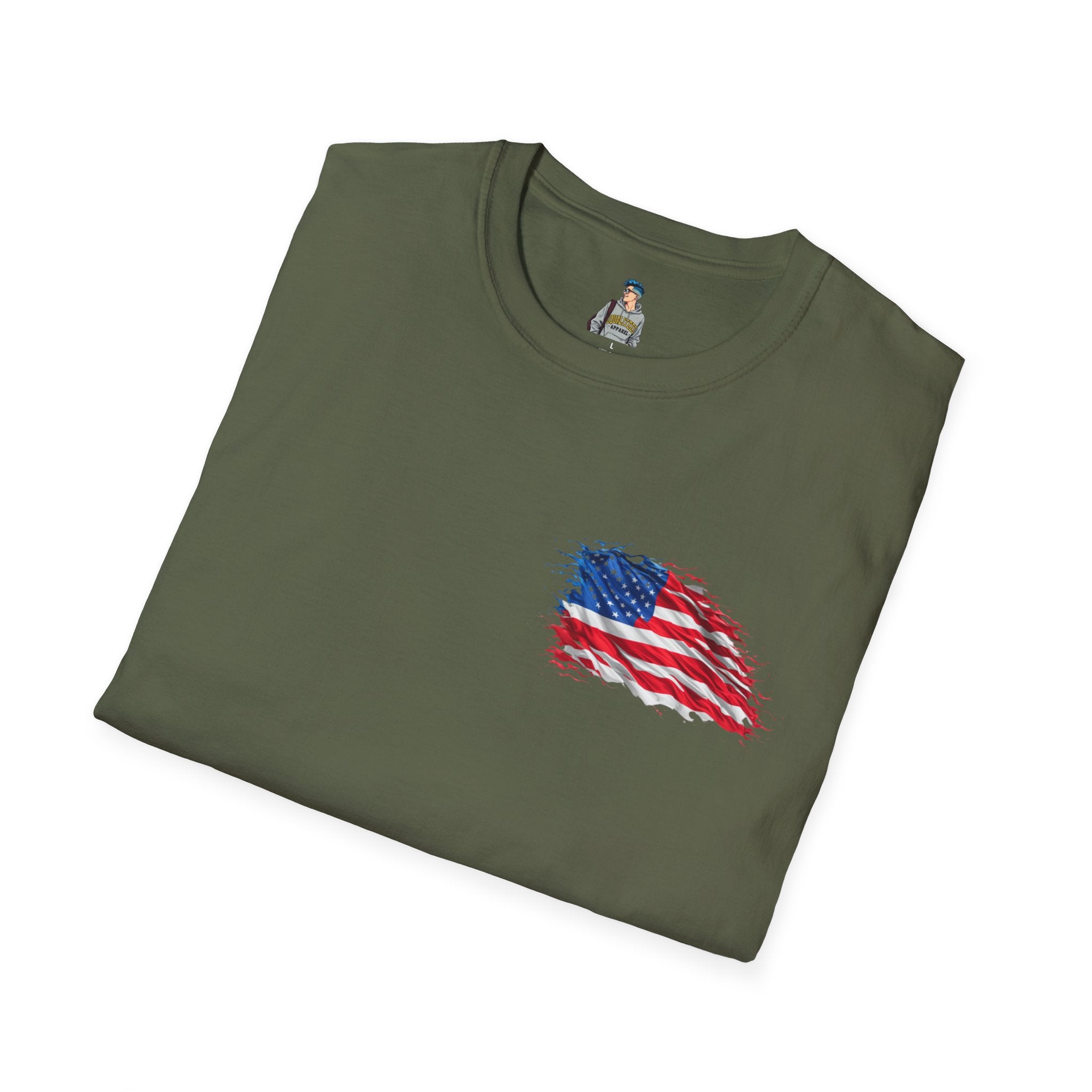 Learn Your Rights T-Shirt — Patriotic American Flag Graphic Tee