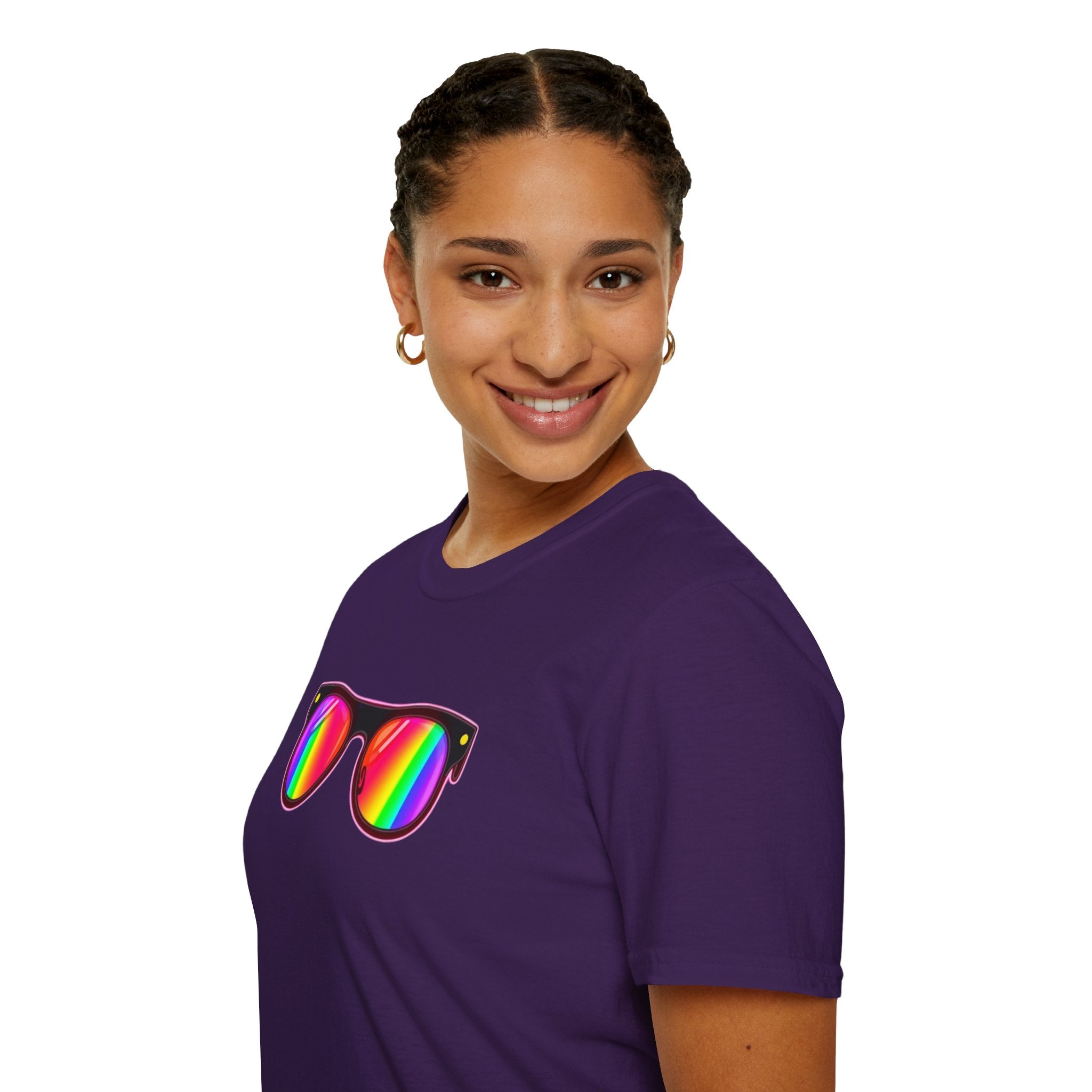 Rainbow Sunglasses Unisex t-shirt