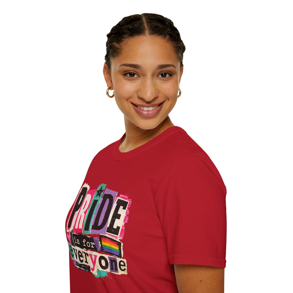 Pride Is for Everyone T-Shirt — Colorful LGBTQ+ Ally Tee