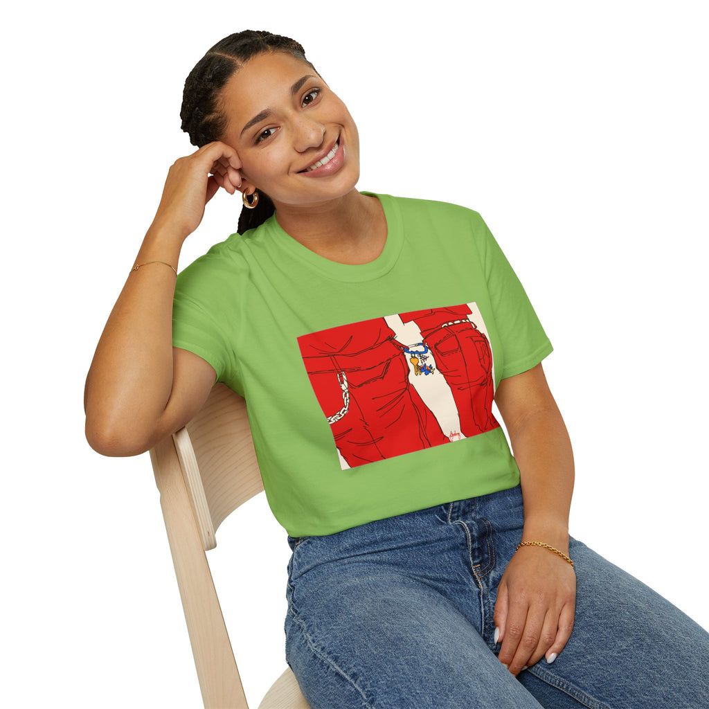Red Jeans by Audrey Pride Tree Las Vegas T-Shirt
