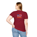 DRINK COFFEE, NOT THE KKKOOLAID. Unisex Softstyle T-Shirt - Empowering Message for Activists