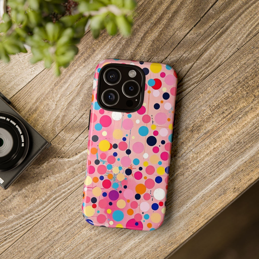 Colorful Dots & Spots Tough Cases For Android & iPhone