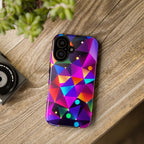 Android OR iPhone Compatible Cases - Colorful Angles Design - Unique Tough Cases