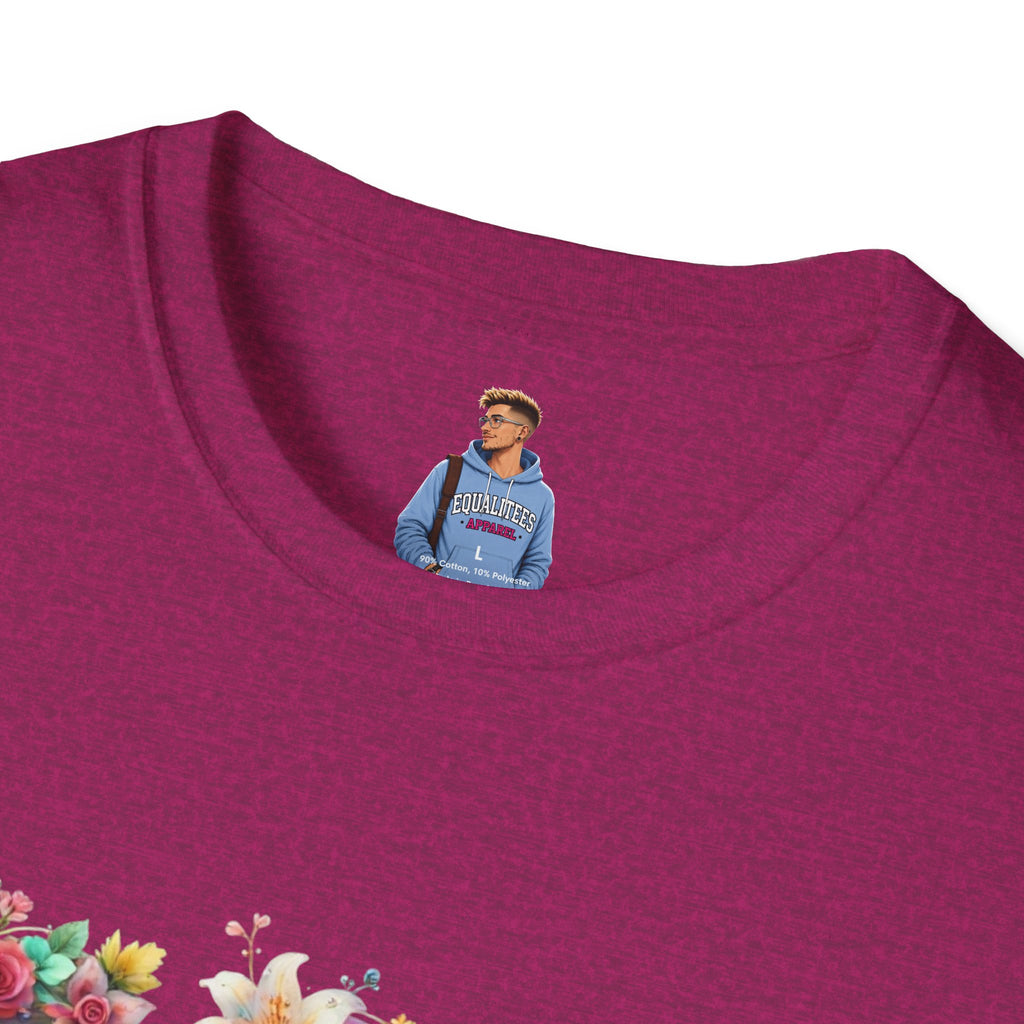 FDT Bold Floral Typography T-Shirt