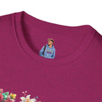 FDT Bold Floral Typography T-Shirt