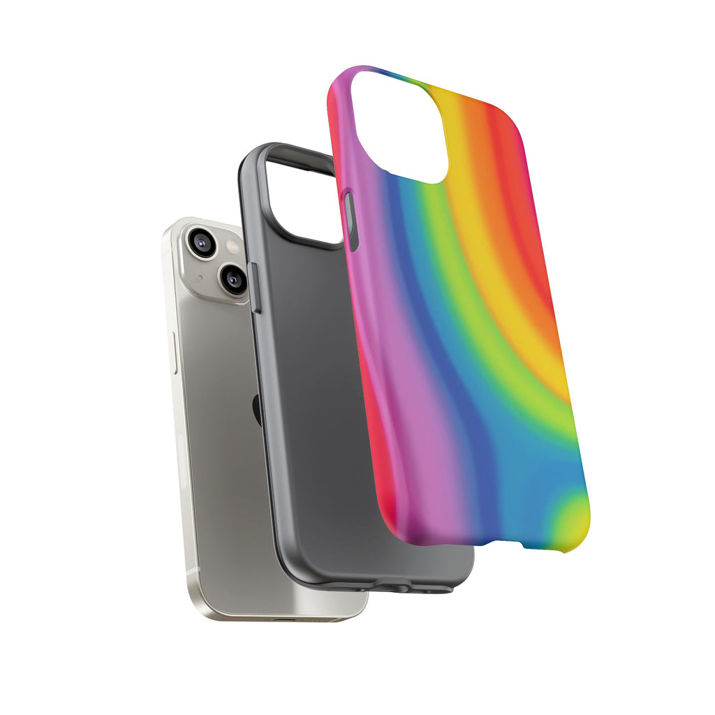 Rainbow Swirl Tough Phone Case for iPhone