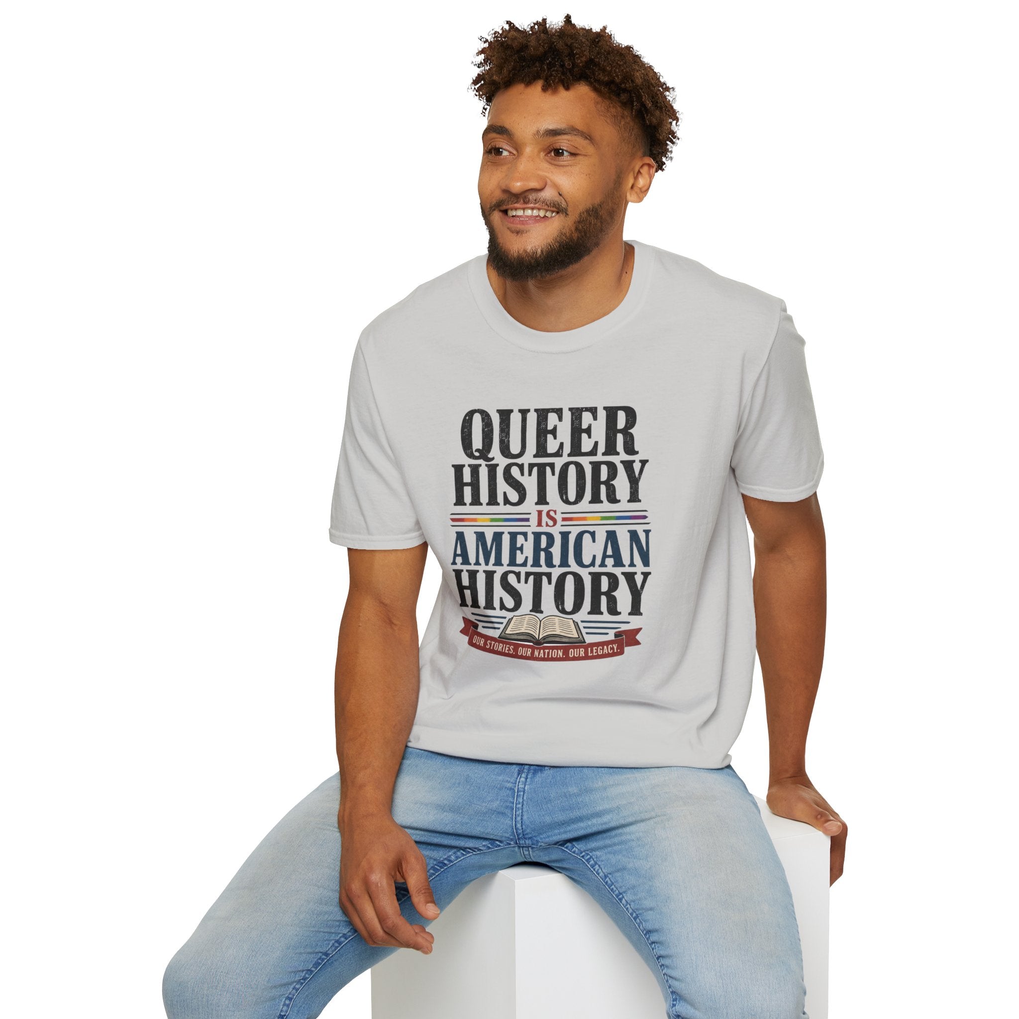 Queer History Is American — Graphic T-Shirt
