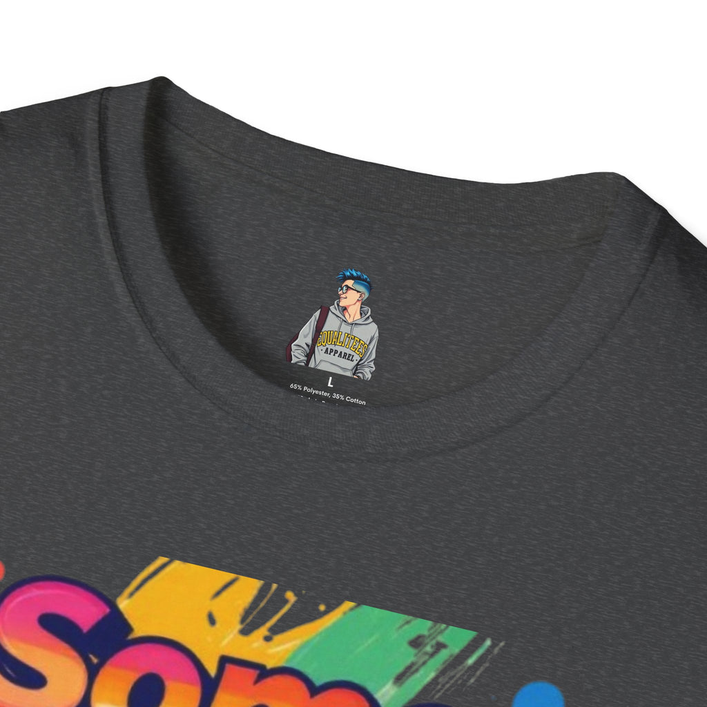 Some People Are Queer T-Shirt Rainbow Graphic