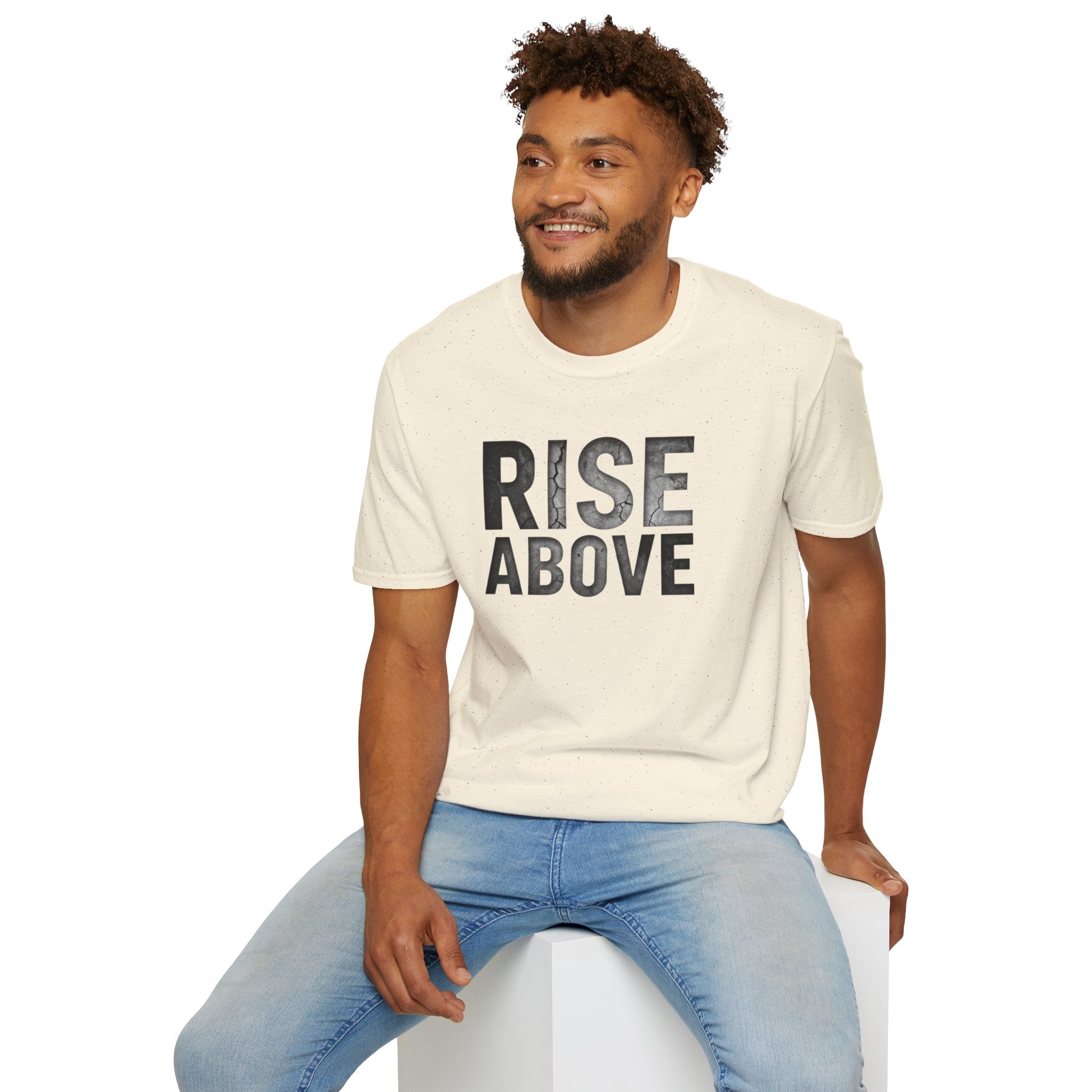 Rise Above T-Shirt — Motivational Graphic Tee