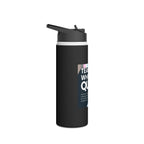 Teaching While Queer Stainless Steel Water Bottle - Perfect for Educators and Allies