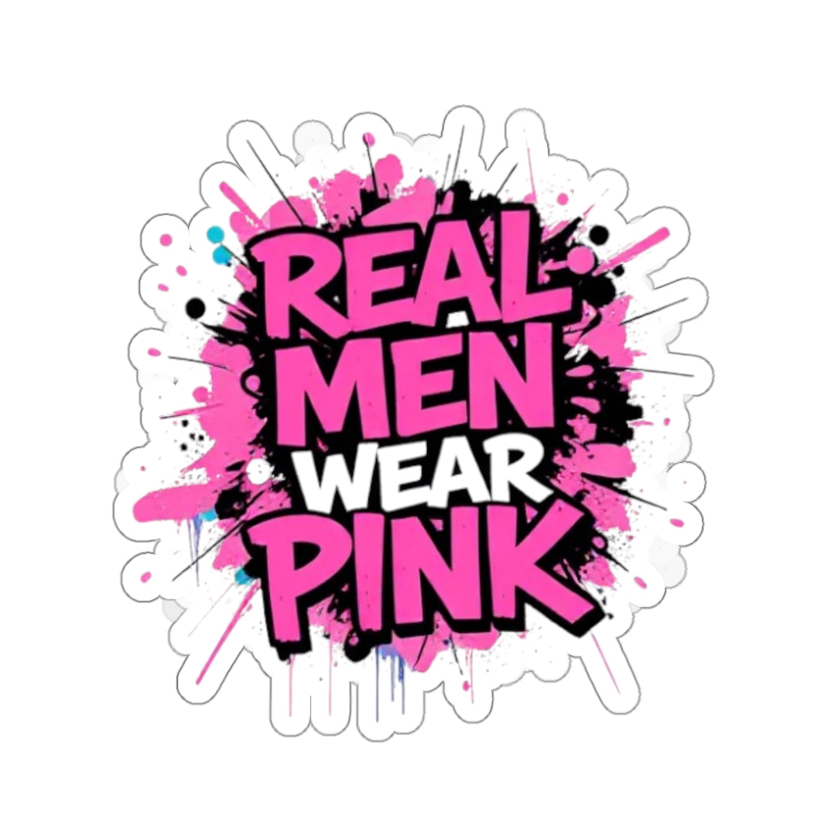 Die-Cut Stickers - Real Men Wear Pink
