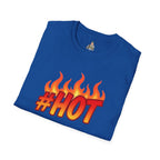 #HOT T-Shirt – Trendy Hashtag Fire Design