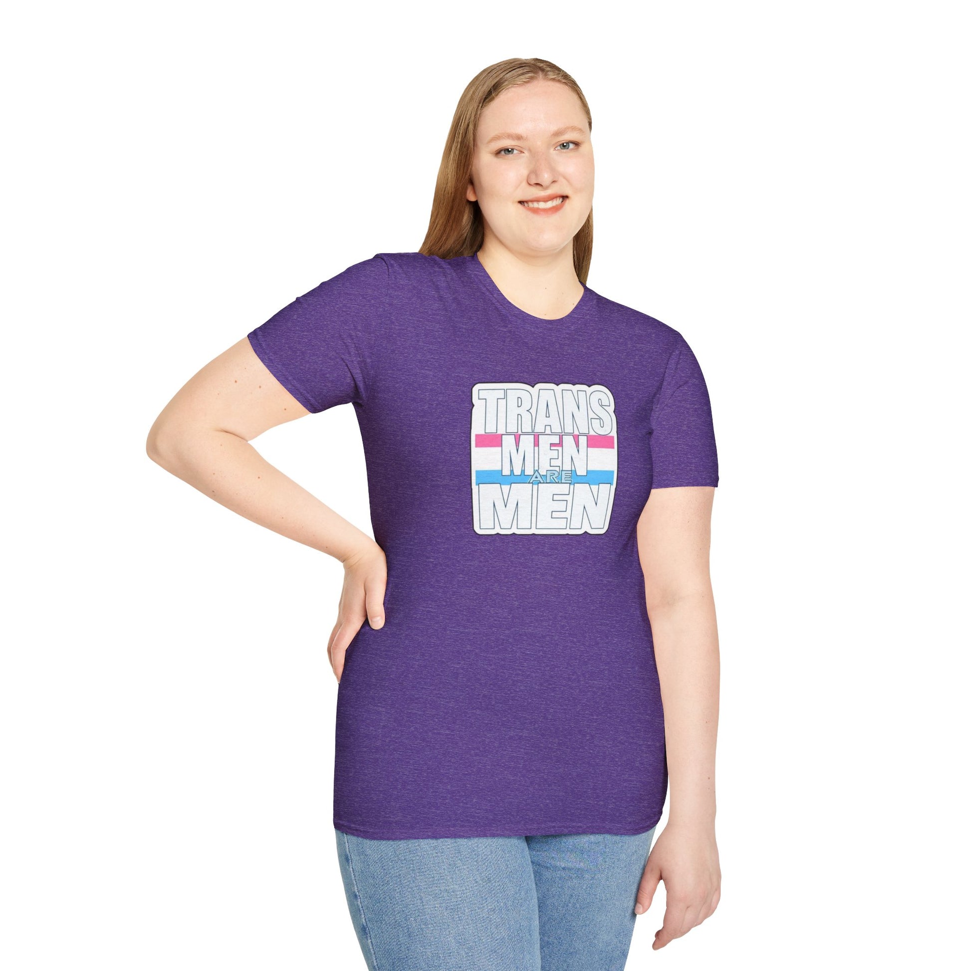 Unisex Softstyle T-Shirt - 'Trans Men Are Men' Statement Tee
