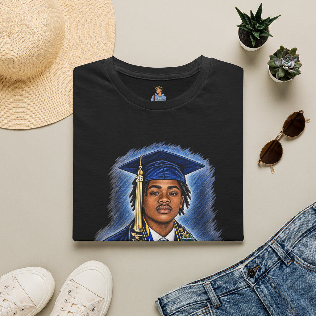 Portrait Front and Back - In Memory of Pierre Damas Bel T-Shirt