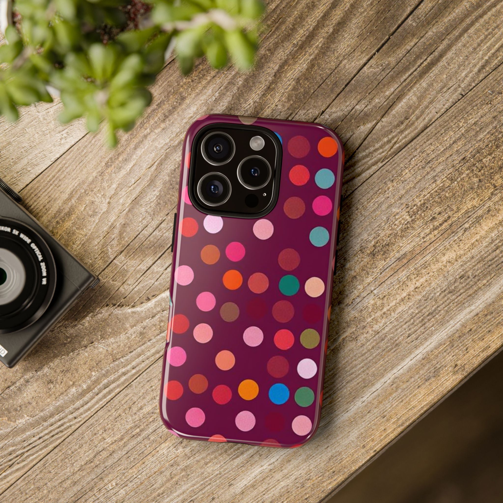 Polka Dot Tough Case for iPhone