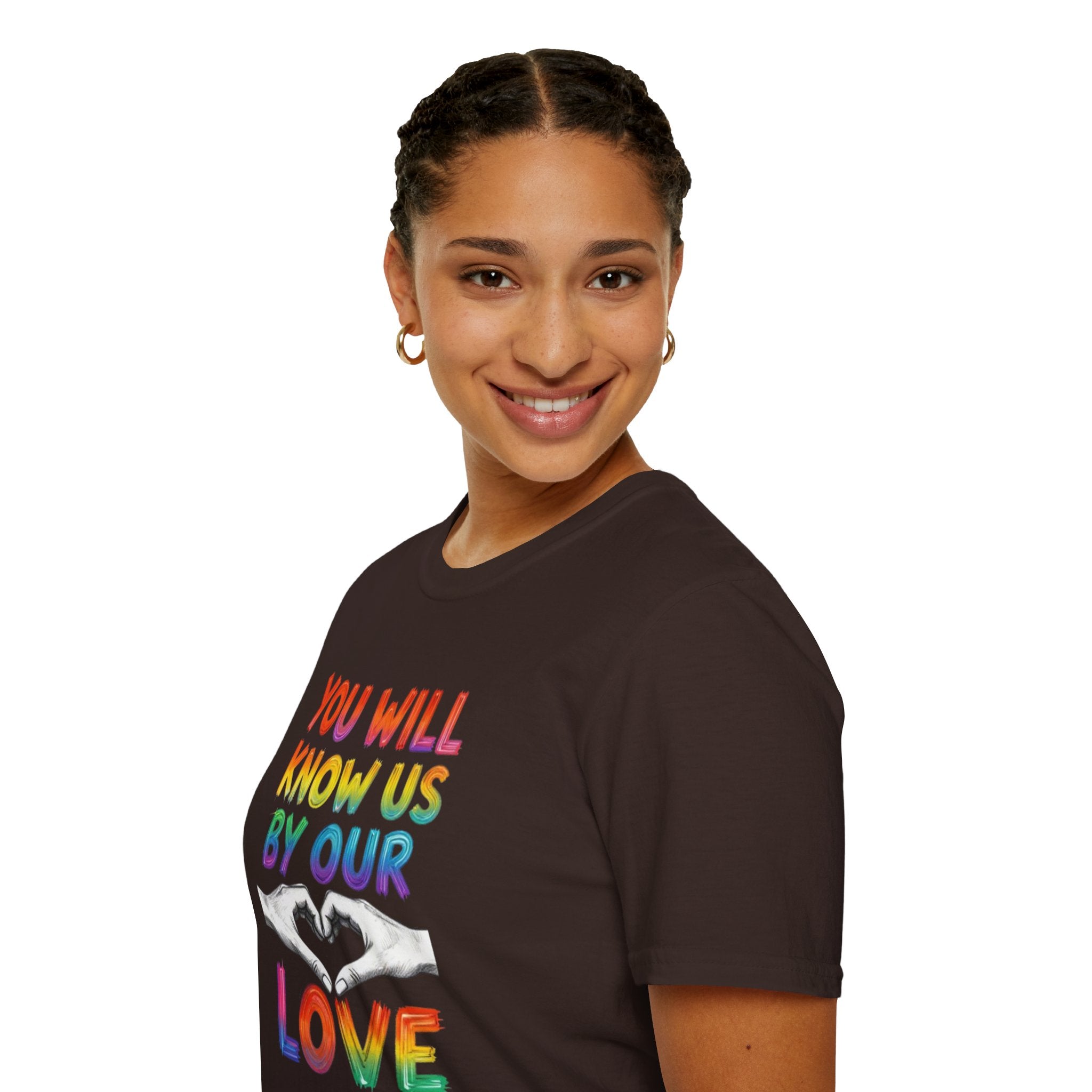 You Will Know Us By Our Love T-Shirt — Queer Inclusion Pride Tee
