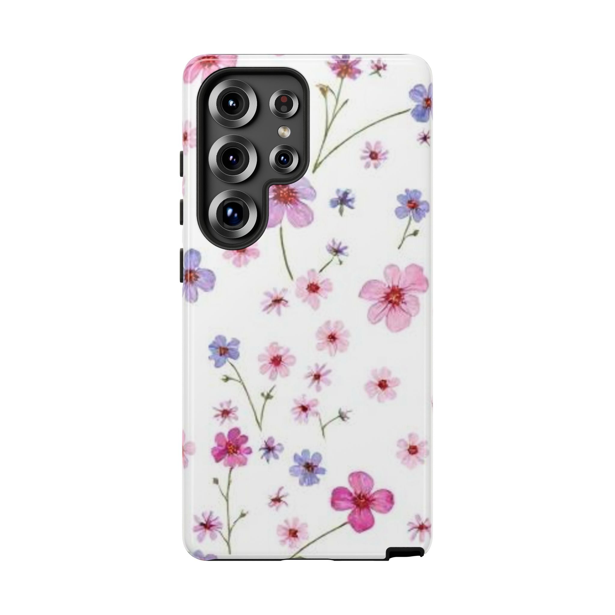 Pink Wildflower Tough Case for Android