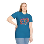 Floral 'FTP' Graphic T-Shirt