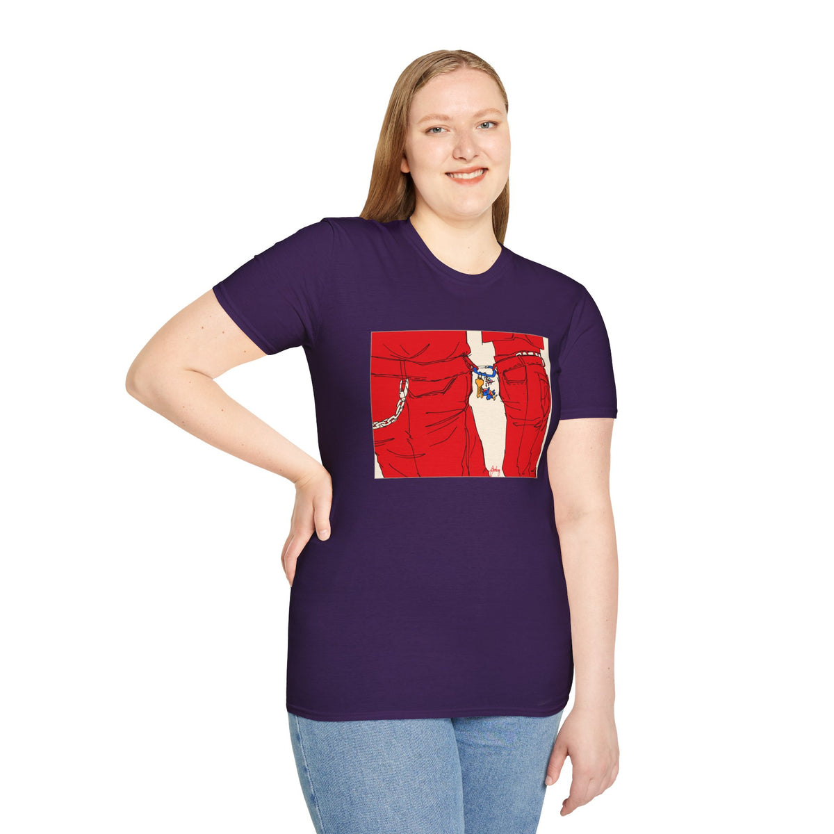 Red Jeans by Audrey Pride Tree Las Vegas T-Shirt