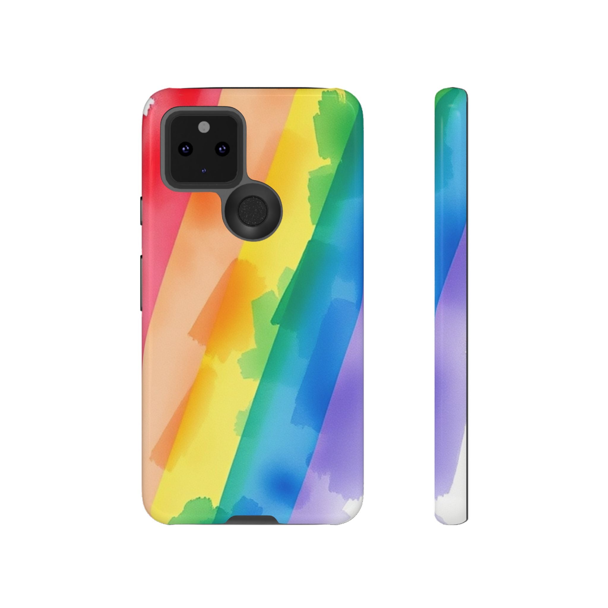 Rainbow Watercolor Art Tough Cases For Android & iPhone