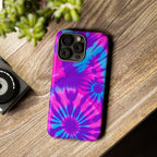 Tie-Dye Floral Phone Case for iPhone