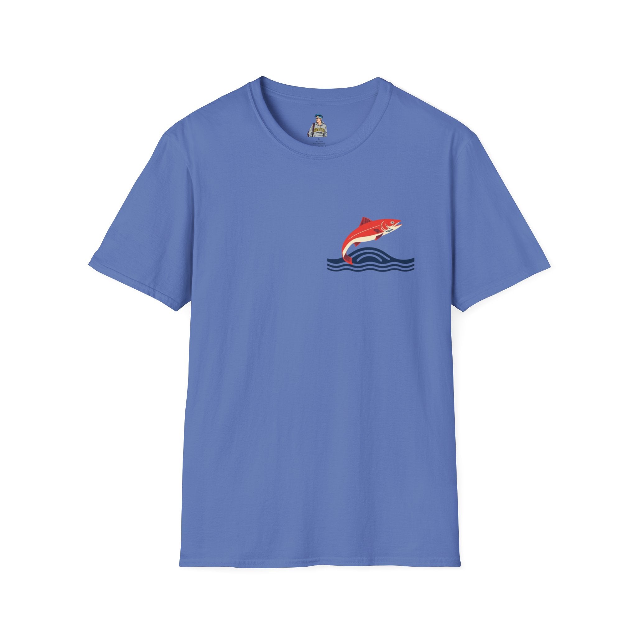 Jumping Salmon Native Pride Softstyle Unisex T-shirt