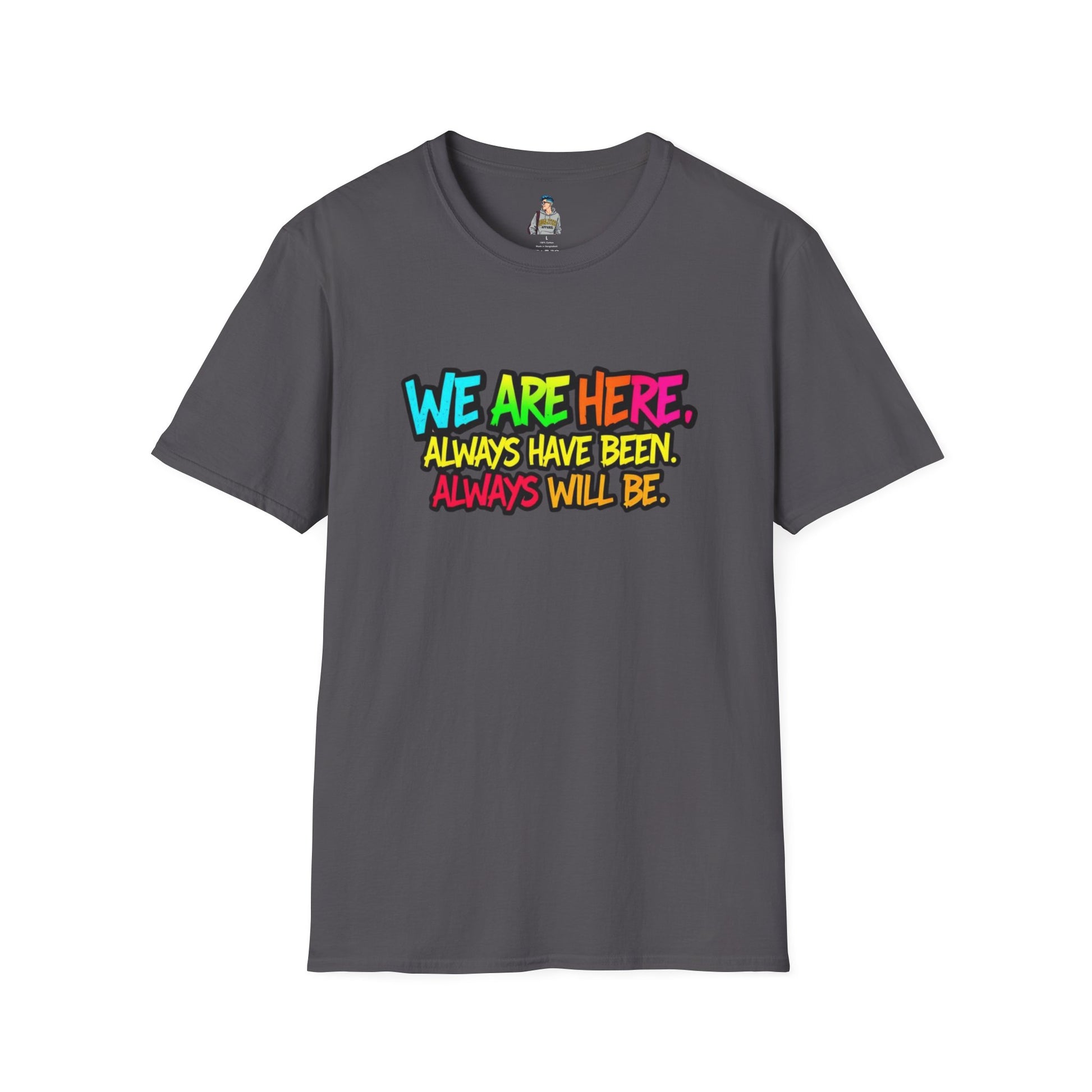 We are WHO We Are Just Leave Us tf Alone Pride Tee