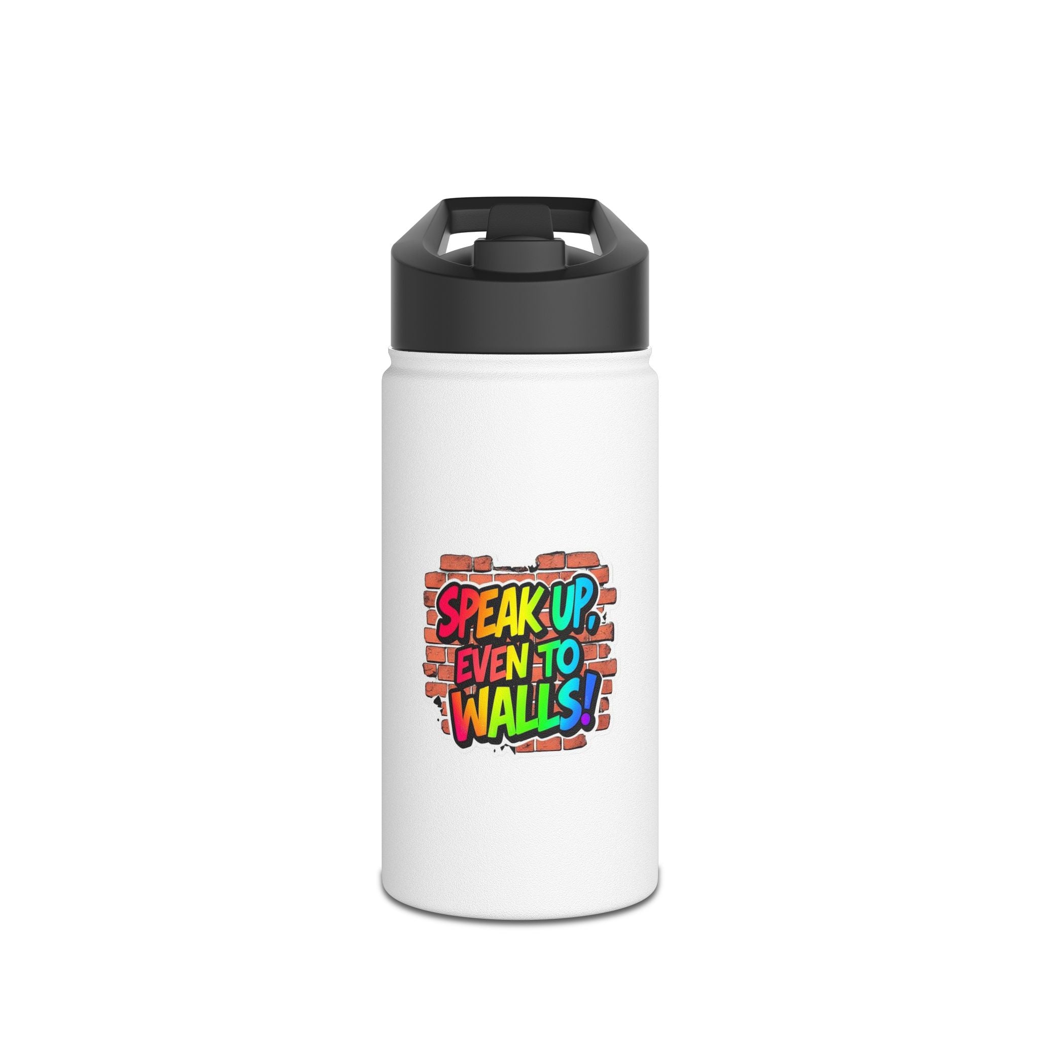 Teaching While Queer Stainless Steel Water Bottle - Perfect for Educators and Allies