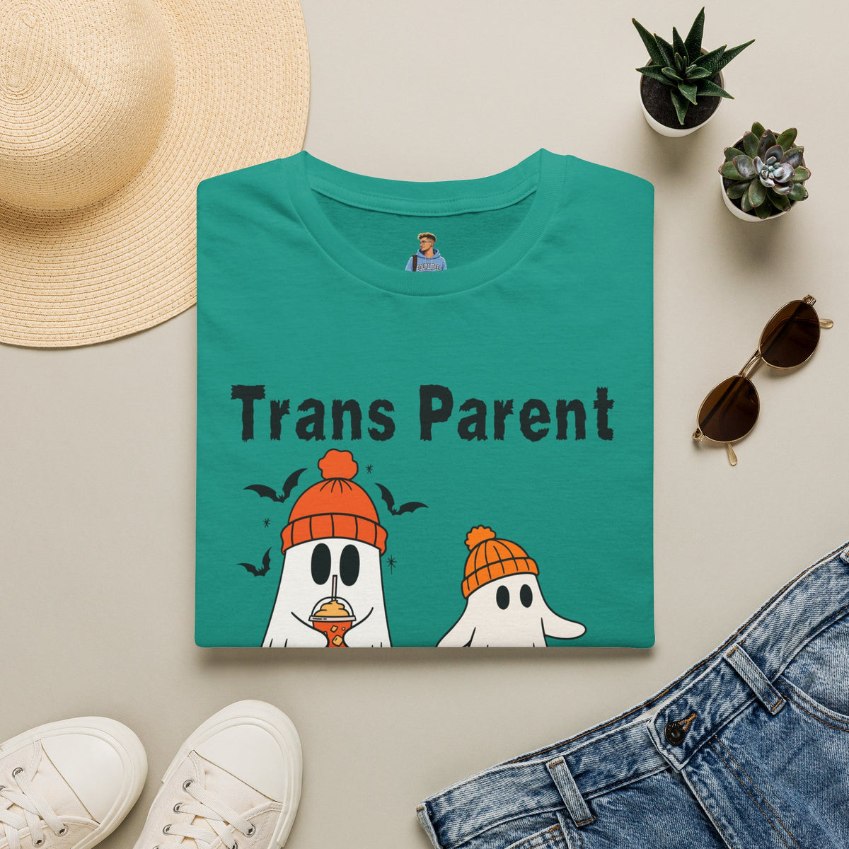 Trans Parent 7 Halloween Pride Tree Las Vegas T-Shirt