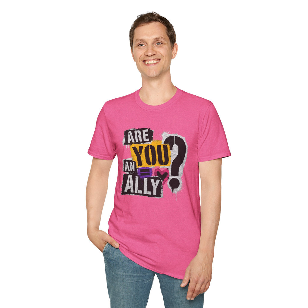 Are You An Ally? Graphic T‑Shirt — Pride & Allyship Tee