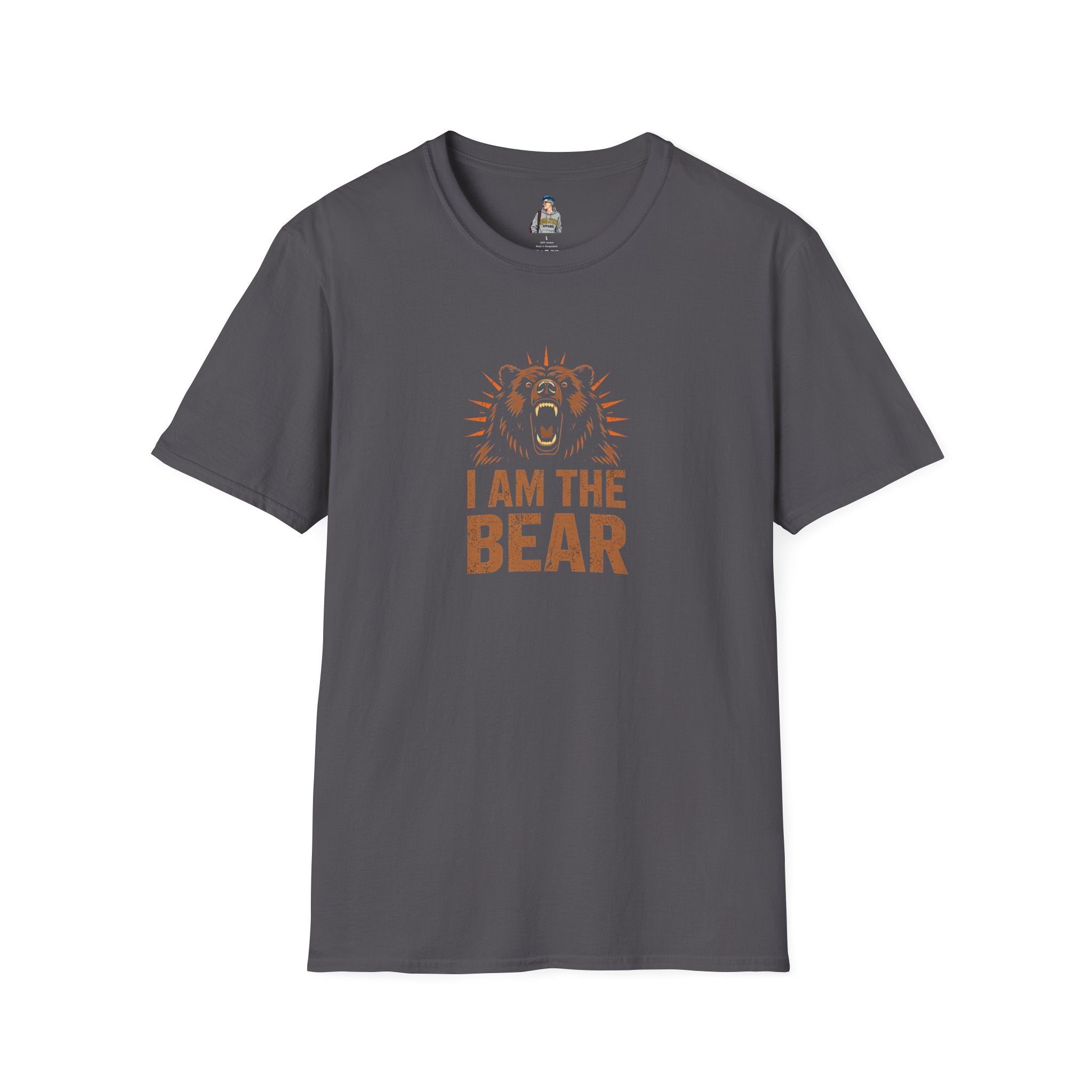 I Am The Bear, Strong Men Respect Women Unisex Softstyle T-Shirt