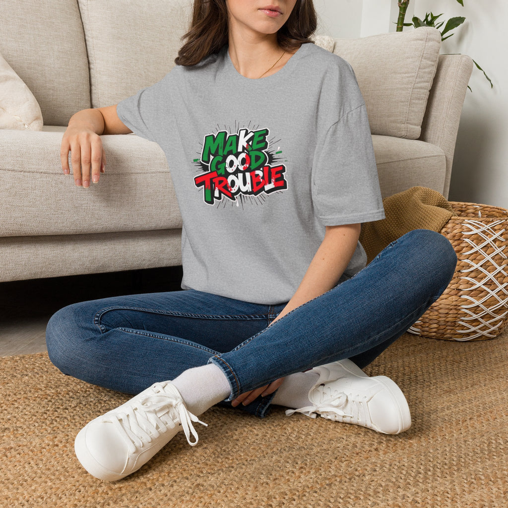Make Good Trouble T-shirt  Fun Graphic Tee for Activists & Trendsetters