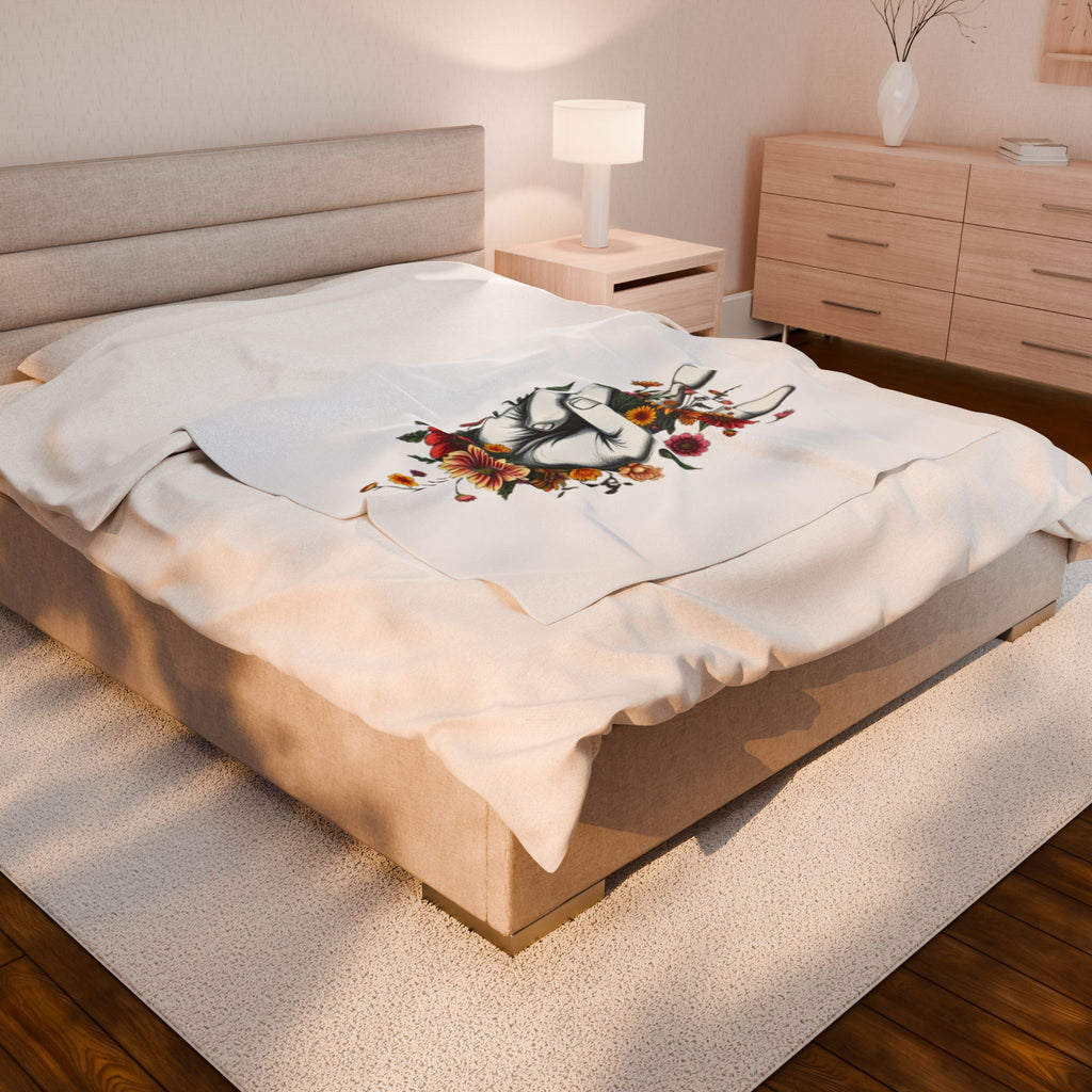 Grow Peace Dreams Velveteen Plush Blanket – For Comfort and Warmth