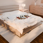 Grow Peace Dreams Velveteen Plush Blanket – For Comfort and Warmth