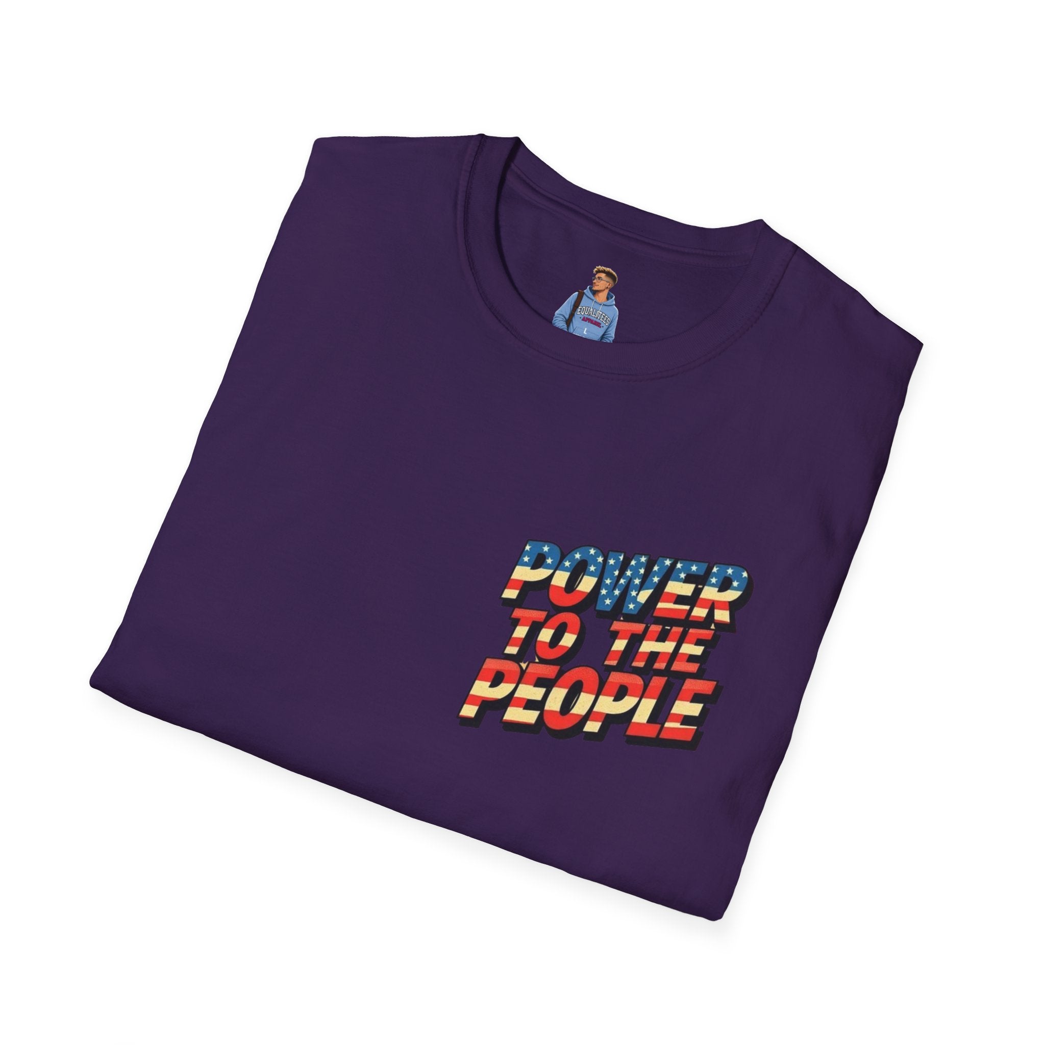 Power to the People Unisex Softstyle T-Shirt Classic Protest Tee