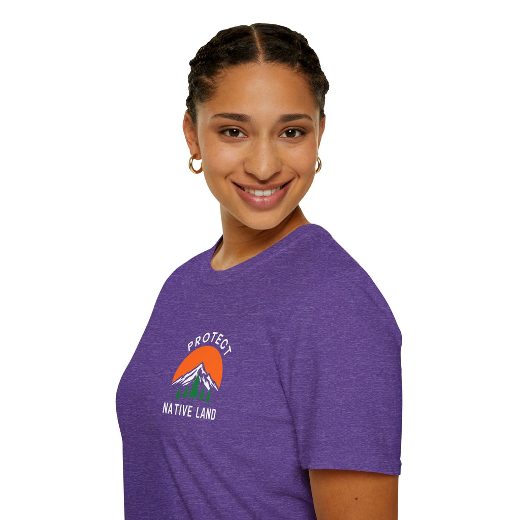 Protect Native Land Softstyle Unisex T-shirt