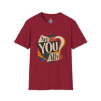 Are You An Ally? T-Shirt — Vintage Pride Ally Tee