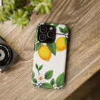 Lemon Blossom Tough Phone Case for iPhone